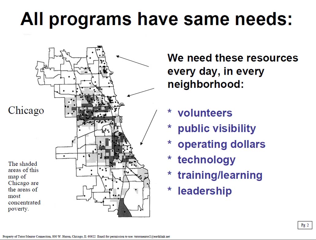 Help all programs map of chicago
